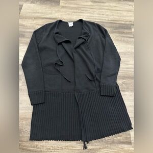 CAbi Black Knit Cardigan